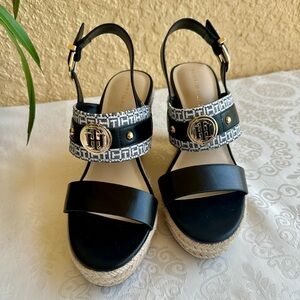 Tommy Hilfiger Black Women's Sandals
